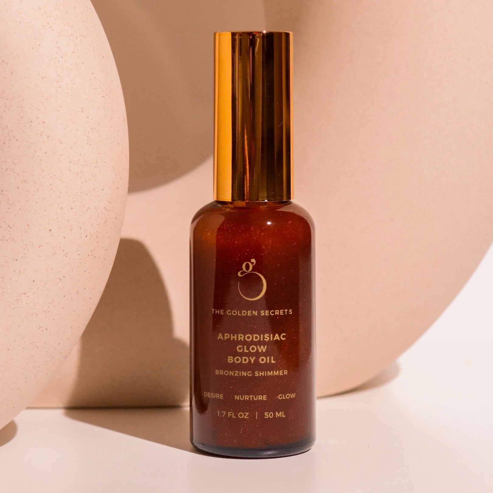 APHRODISIAC GLOW BODY OIL by The Golden Secrets FATIMA HUGHES